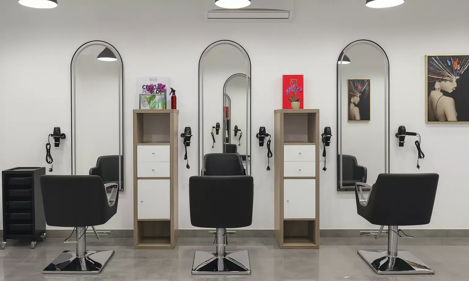 Haircut, Wash, Blow-Dry With Optional Hot Oil or Mani-Pedi