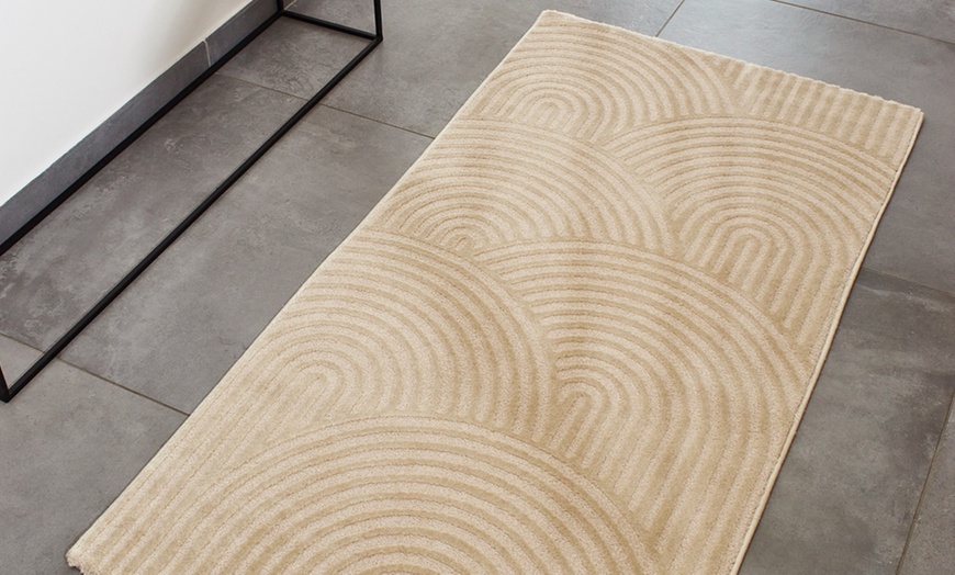 Image 5: Tapis de salon beige moderne 