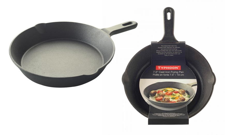 Image 5: Typhoon Cast Iron Frying Pans