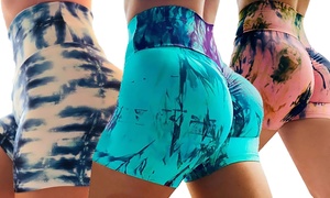 Tie-Dye Scrunch Shorts