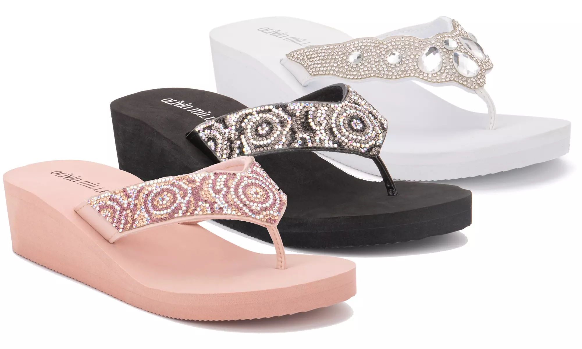 Olivia Miller Women's Wedge Sandals in Medium Width - Primary Image