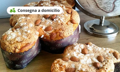 Consegna a domicilio di prodotti gluten free: colomba da 1 kg o torta da 22 cm, offerto da Privø Gluten Free