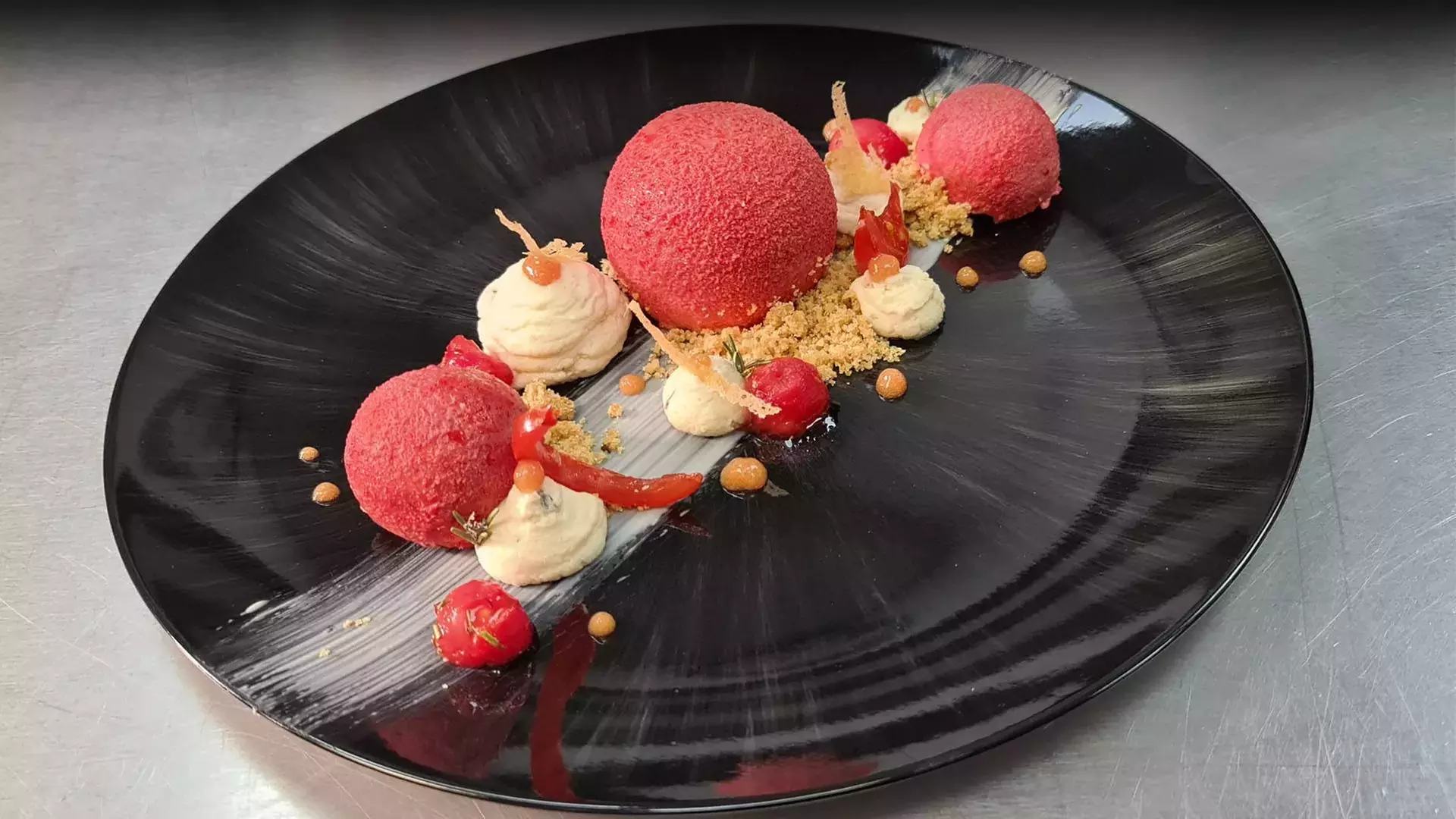 Menu raffiné au Relais du Coche