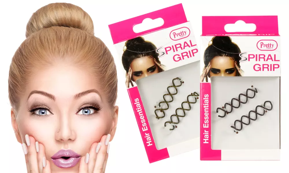 Pretty Spiral-Haarnadeln in Gold oder Dunkelbraun - Primary Image