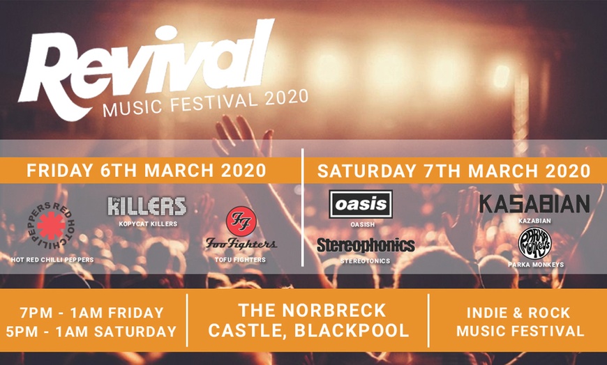 Revival Music Festival 2020 in Blackpool Groupon