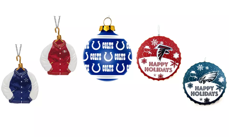 Forever Collectibles NFL Christmas Ornaments - Primary Image