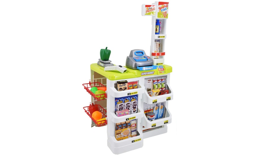 Image 4: Kids' Role Play Supermarket Set