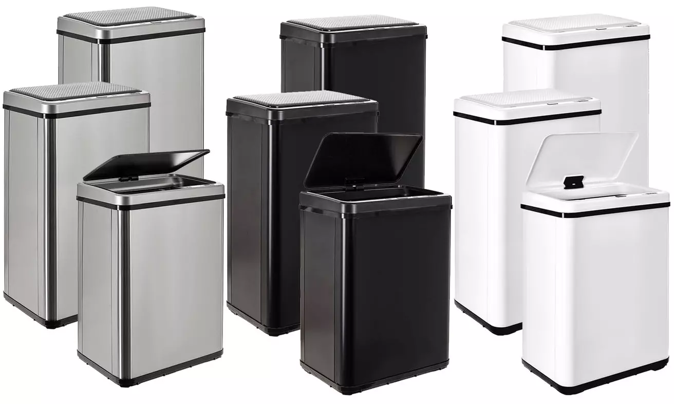 Poubelle intelligente avec capteur de mouvement de WellHome, dimensions et coloris au choix - Primary Image