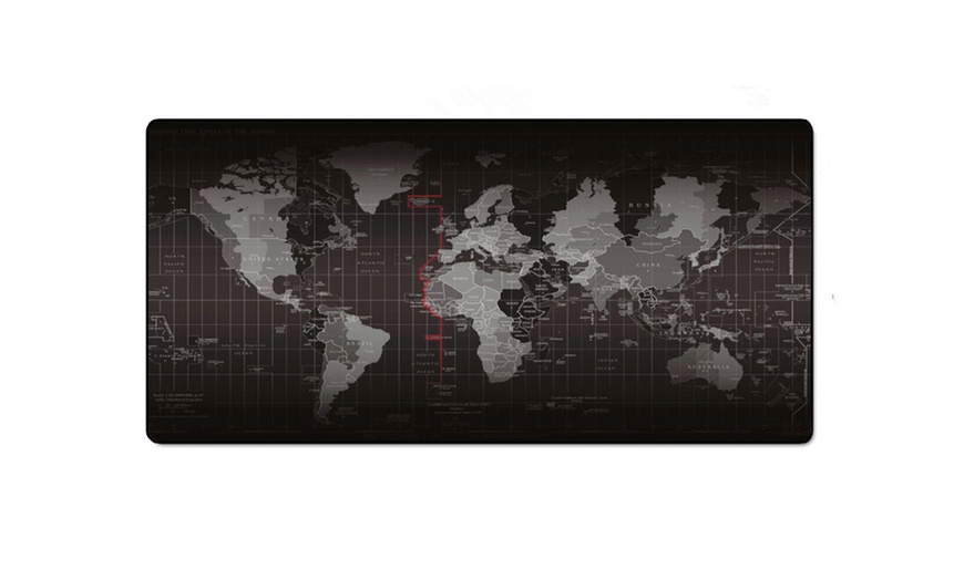 Image 2: World Map Office Gaming Mouse pad