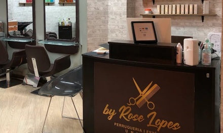 Alisado de keratina con corte de punta para melenas hasta el hombro - Rose Lopes Peluqueria Y Estetica Unisex