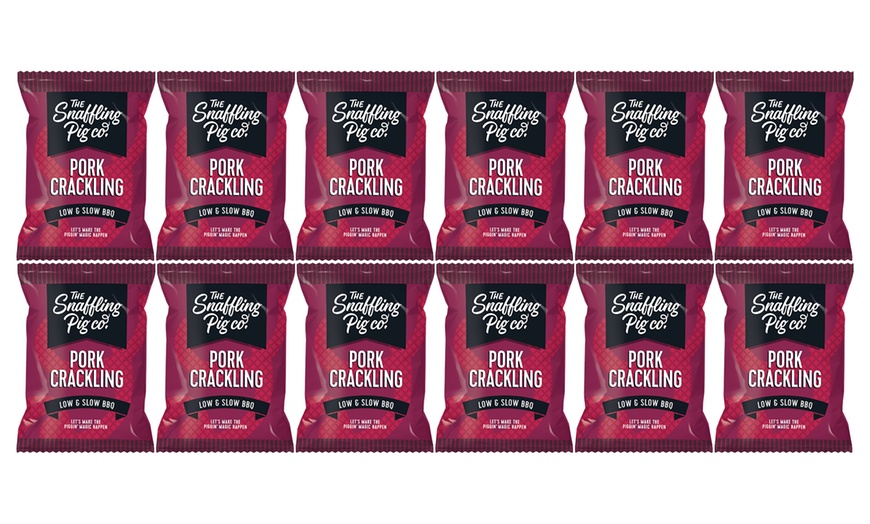 Image 4: 12-Pack of Snaffling Pig ​Pork Crackling 45g Packet