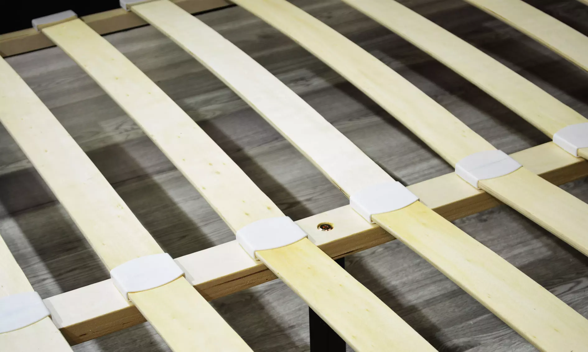 Lit Noble tissu moderne et cosy pieds en bois, matelas Empereur 20cm en option, marque Sampur - Image 6