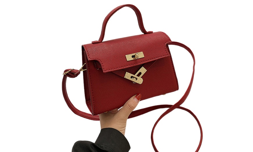 Image 20: Crossbody Satchel Bag