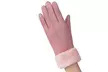 1 ou 2 paires de gants tactiles pour femme effet peau retournée modèle Joanna - Second Medium