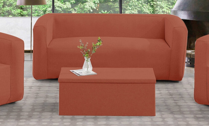 Image 18: Mesa de centro con forma de caja para almacenamiento