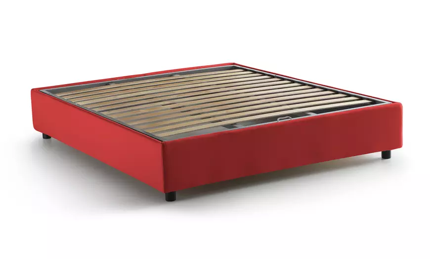 Image 20: Lit double "Silvia" avec matelas en option