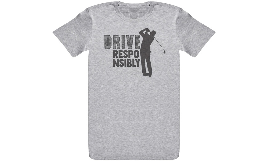 Image 8: Men's Golf Print T-Shirt