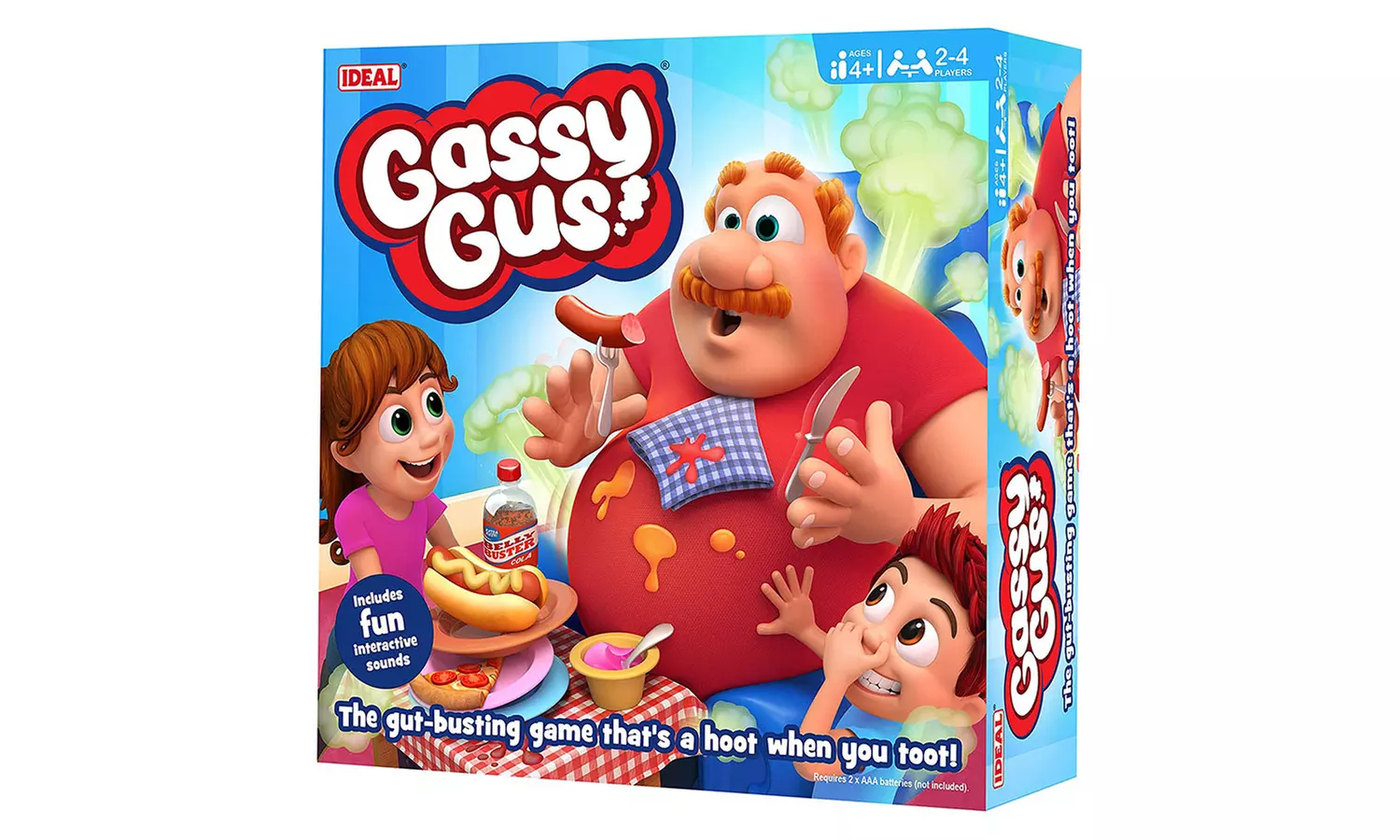 John Adams Gassy Gus Gut Busting Board Game - Primary Image