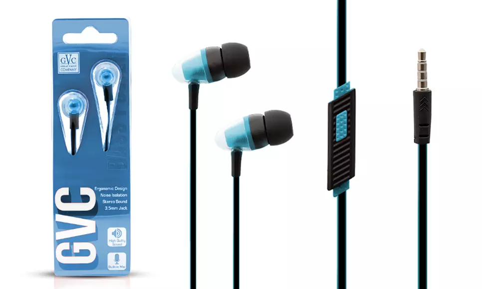 1 ou 2 paires d'écouteurs avec microphone et son stéréo - Second Medium