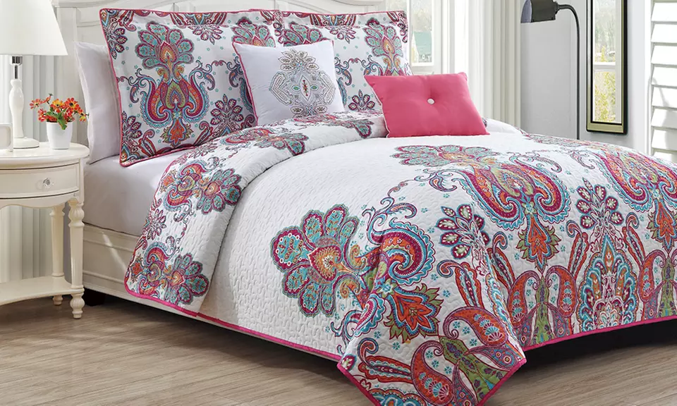 Melisenta 5-Pc Reversible Quilt Set - Primary Image