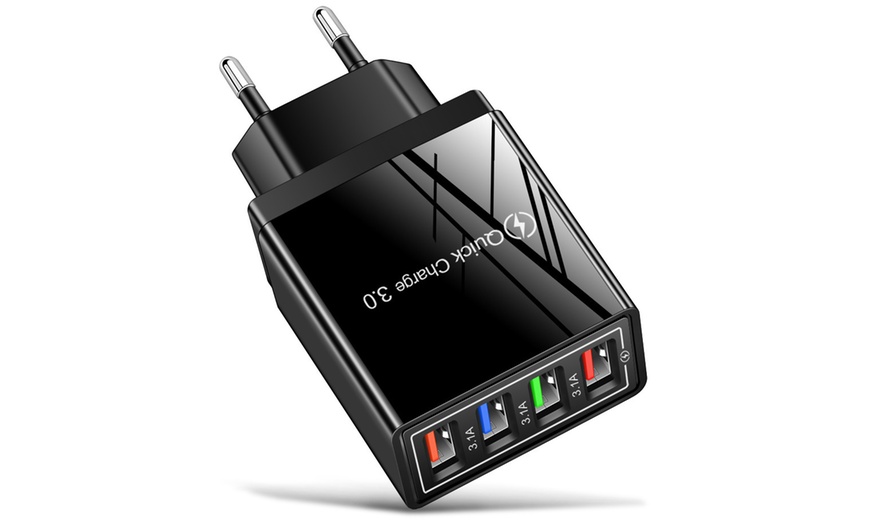 Image 2: 1 ou 2 adaptateurs muraux avec 4 ports USB