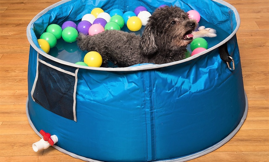 Image 12: Pop Up Pet Dog Bath and Pool 