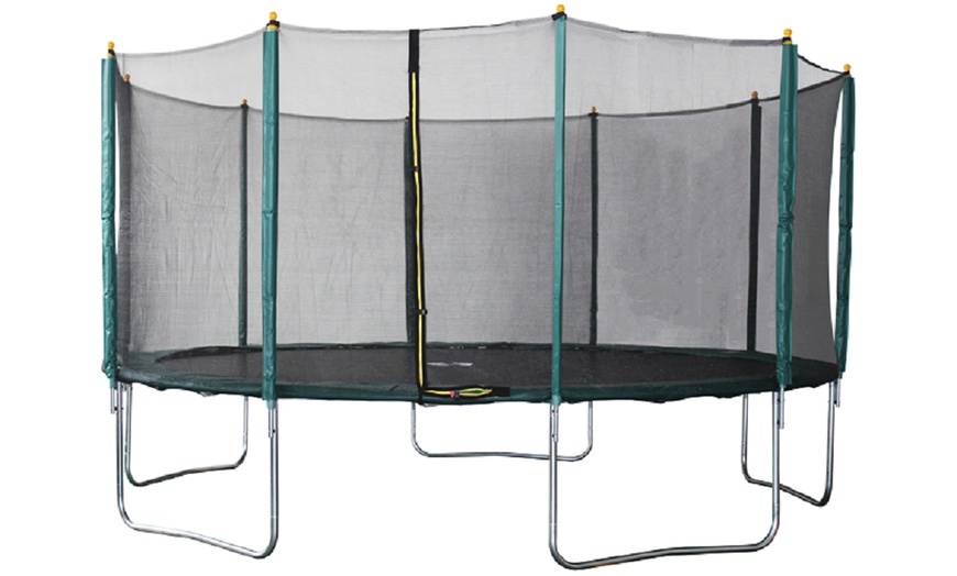 Image 4: Trampoline with Enclosure