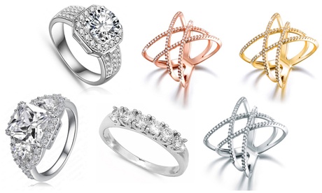 Anelli o bracciale Be-Jewels con cristalli Swarovski®, disponibili in 3 colori, 4 modelli e taglie