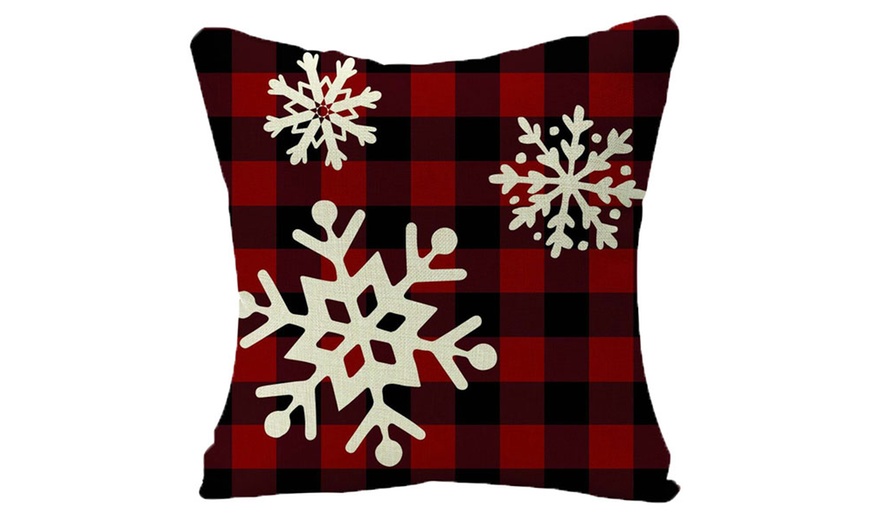 Image 4: One, Two or Four Christmas Cushion Covers