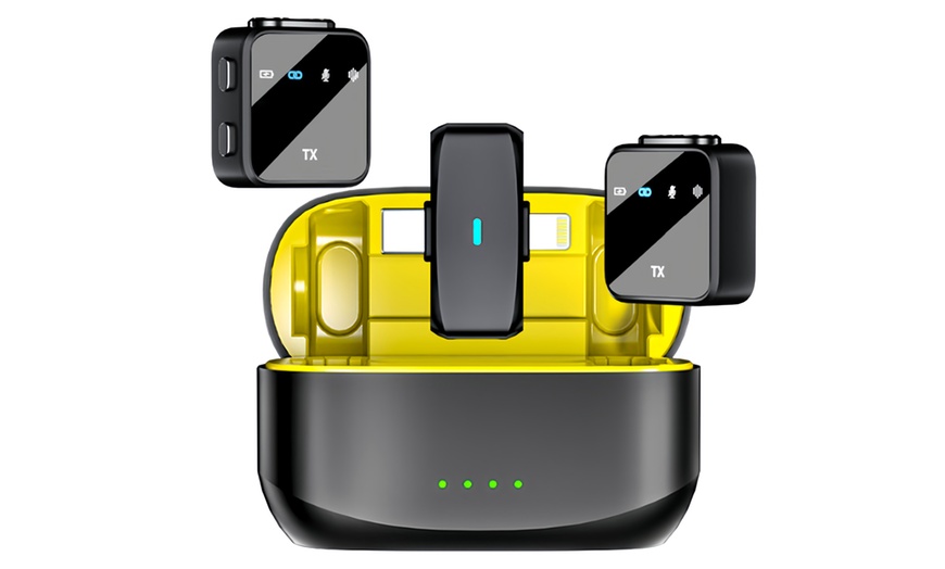 Image 2: Draadloze microfoon met oplaadcase