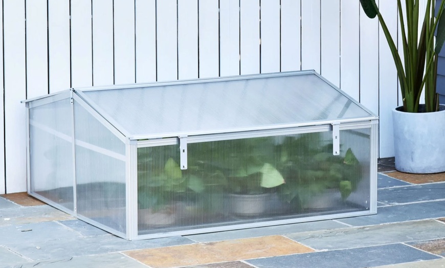 Image 13: Outsunny Small Greenhouse