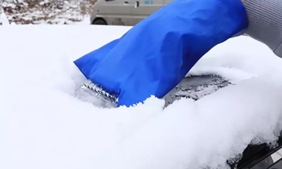 1 ou 2 moufles-grattoirs à glace