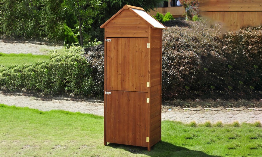 Image 2: Outsunny Garden Storage Shed