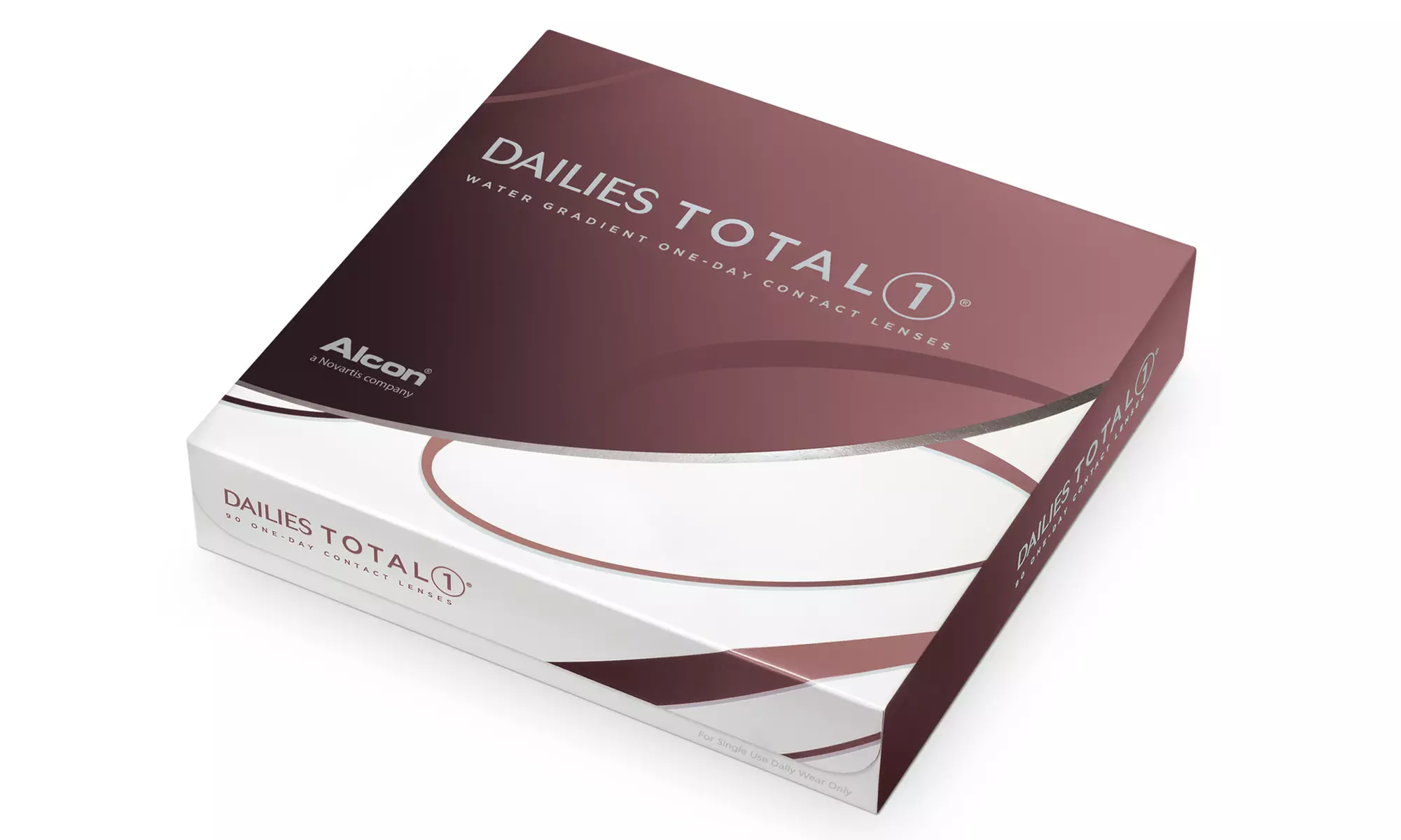 Dailies Total 1 Contact Lenses from PostalContacts.com (Two 90-Packs) - Primary Image