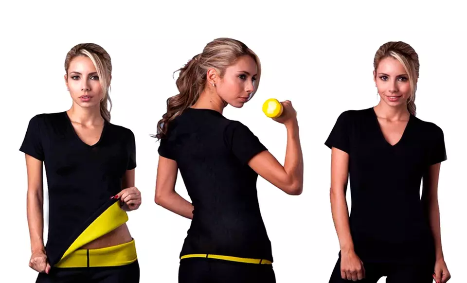 Trend Matters Thermo Body Slimming Compression T-Shirt - Primary Image