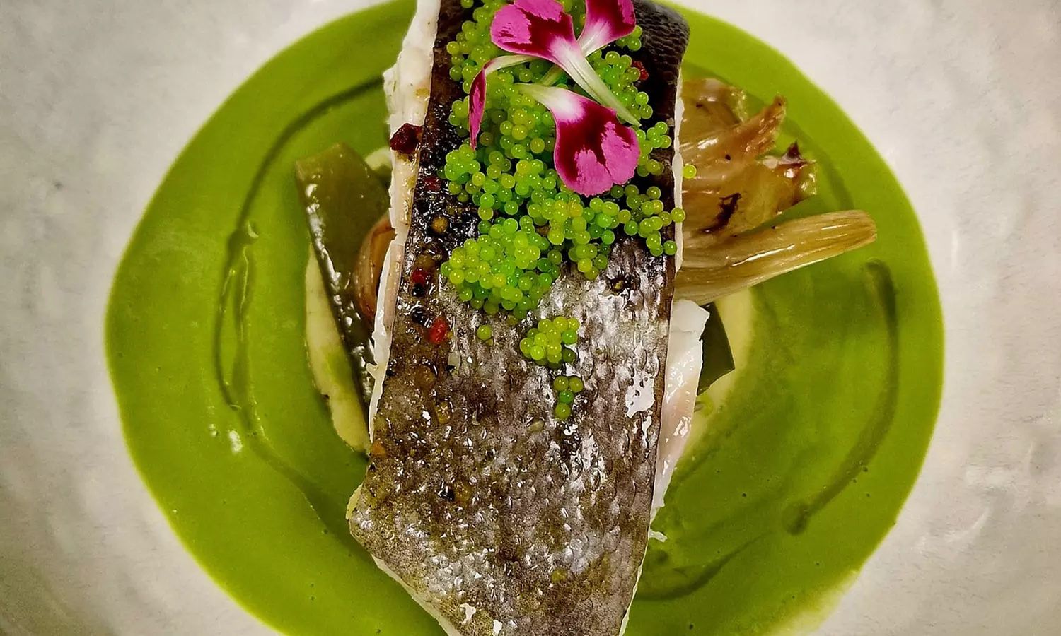 Menu raffiné au Relais du Coche