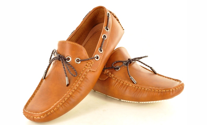 Image 24: Men's Lace-Up Loafers