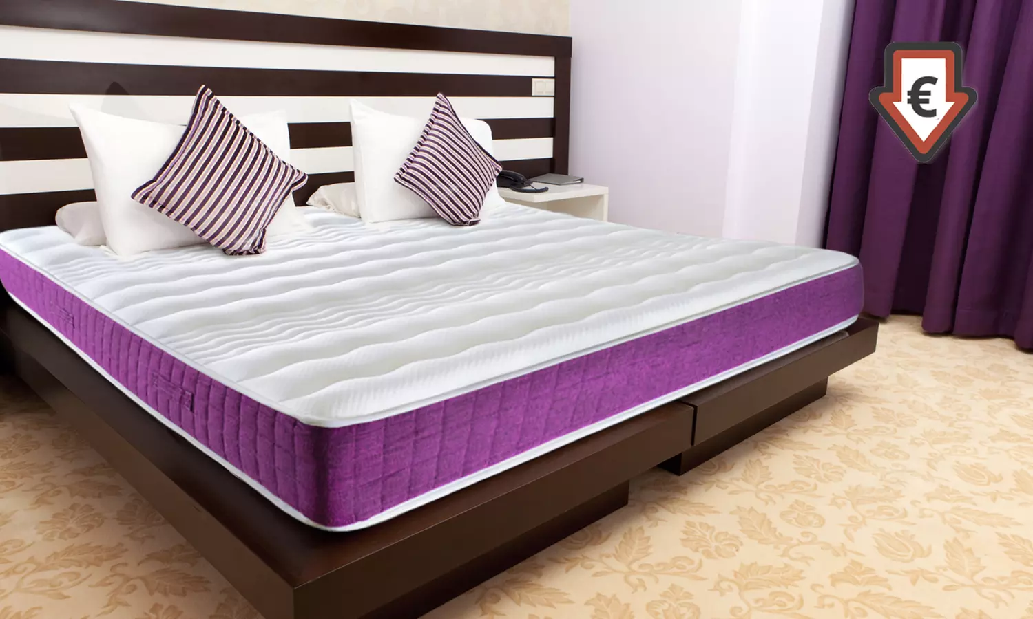 Matelas mémoire de forme garanti 10 ans, avec ou sans sommier et kit de couchage dès 99,90 € - Primary Image