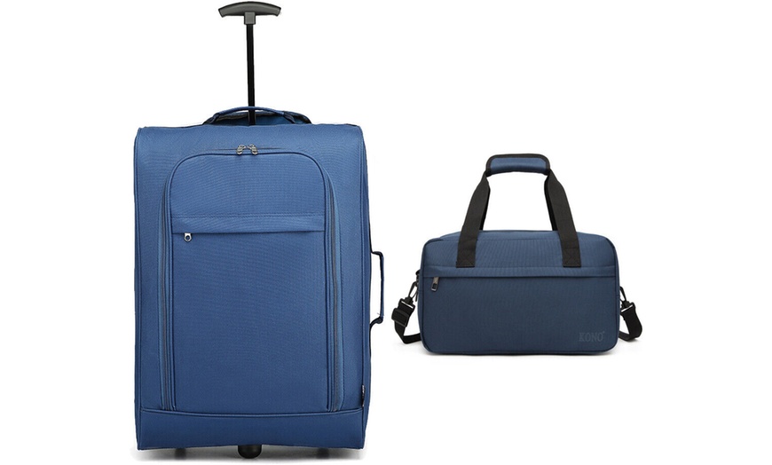 Image 10: Bagaglio a mano in formato cabina con borsa da viaggio 