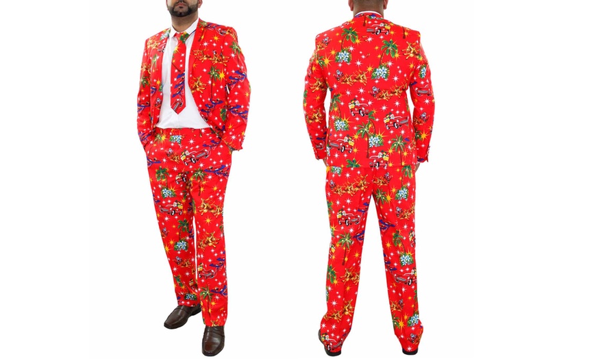 Groupon men's deals christmas suits