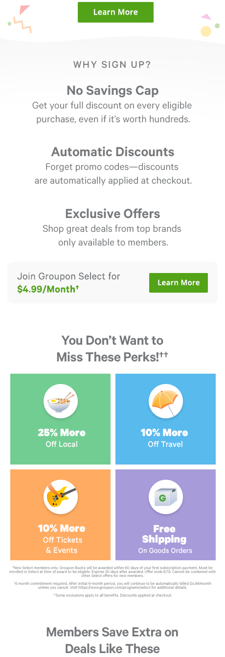 Join Groupon Select