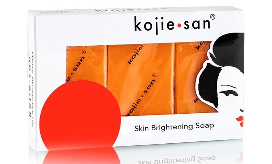 Image 1: Kojie San Skin Lightening Soap - Classic 65g x3, Triple Pack