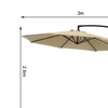 Image 6: Outdoor 3M Large Cantilever Parasol