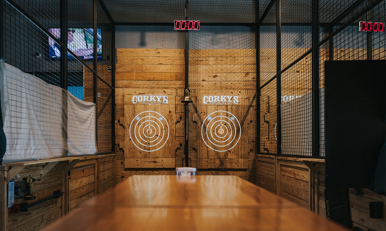 Axe Throwing & Krazy Darts at Corky's World of Adventure