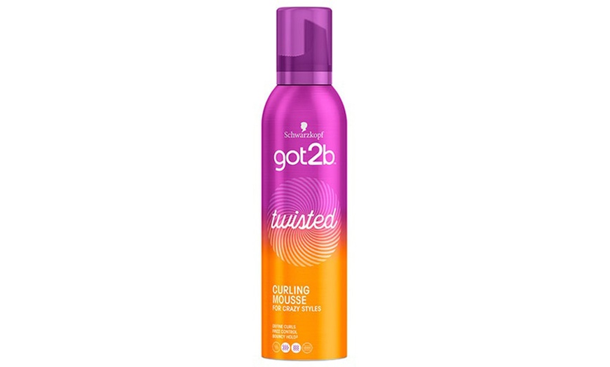 Image 1: Schwarzkopf Got2b Twisted Curling Mousse 250ml