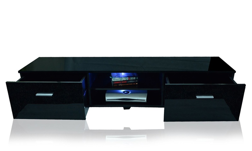 Image 12: TV Stand with LED Lights