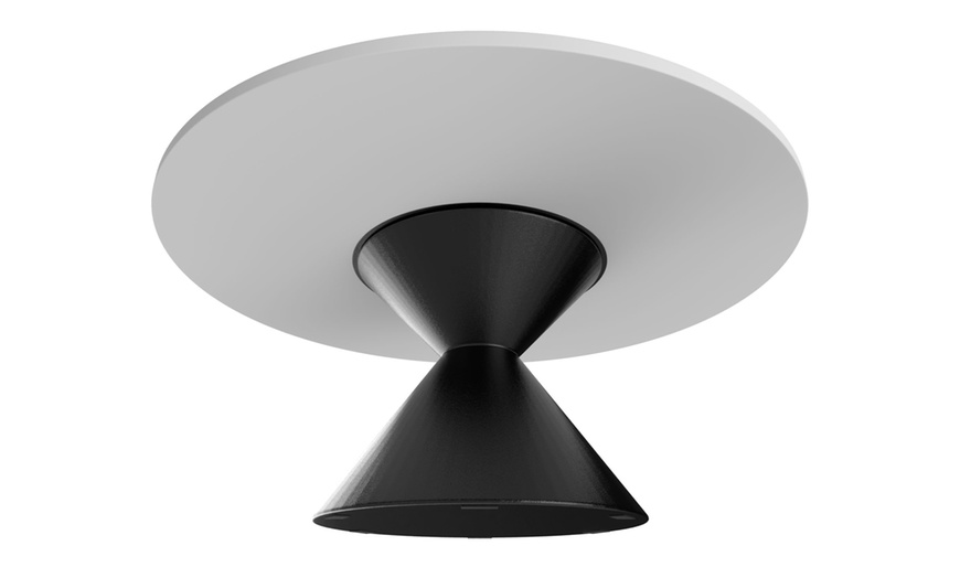 Image 17: Tavolo rotondo con base a doppio cono