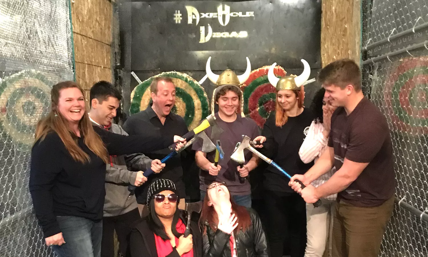 30-Minute Axe and Spear Throwing Session at Axehole Vegas (Up to 13% Off)