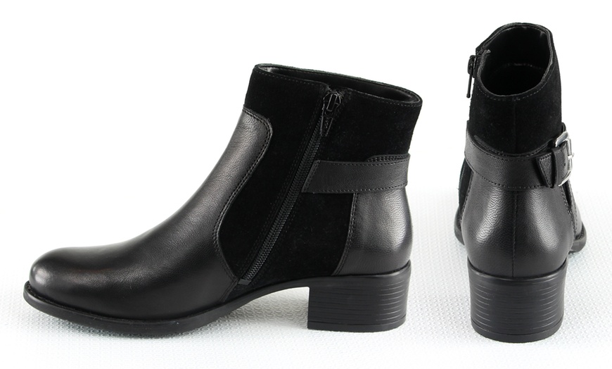 Image 3: Alain Manoukian Leather Boots