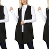Image 4: Women's Drapey Longline Vests (3-Pack). Plus Sizes Available.